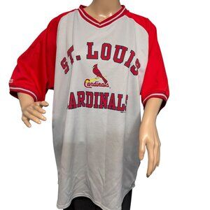 Stitches St. Louis Cardinals Pullover Jersey Short Sleeve MLB Mens Size XL